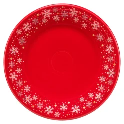 Snowflake Classic Rim 10 1/2 Inch Dinner Plate