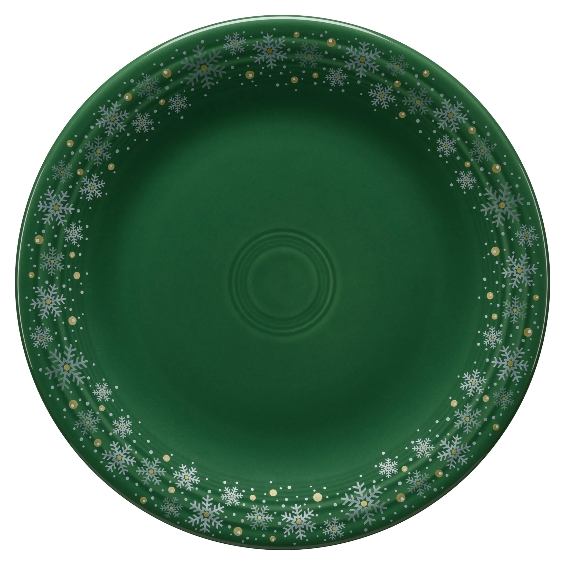 Snowflake Classic Rim 10 1/2 Inch Dinner Plate