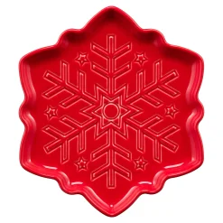 Snowflake Shaped Plate 9 Inch