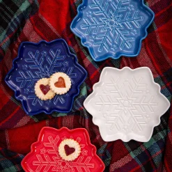 Snowflake Shaped Plate 9 Inch