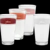 Sunset Horizon 16 oz. Frame Cooler Glass Mixed Color - Set of 4