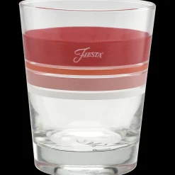 Sunset Horizon Edgeline Tapered Double Old Fashion Glass Mixed – Set of 4
