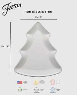 Tree Shaped Plate 10 1/8 Inch