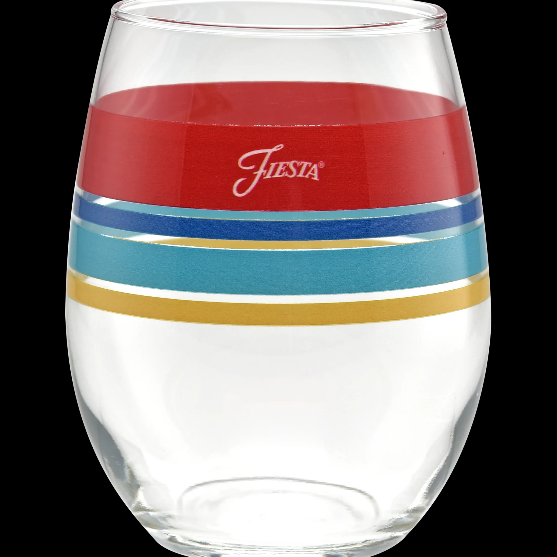 Vibrant 15 oz. Edgeline Stemless Wine – Set of 4