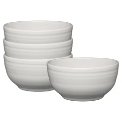 White Bistro Coupe 5 1/2 Inch Cereal Bowl 22 oz, Set of 4