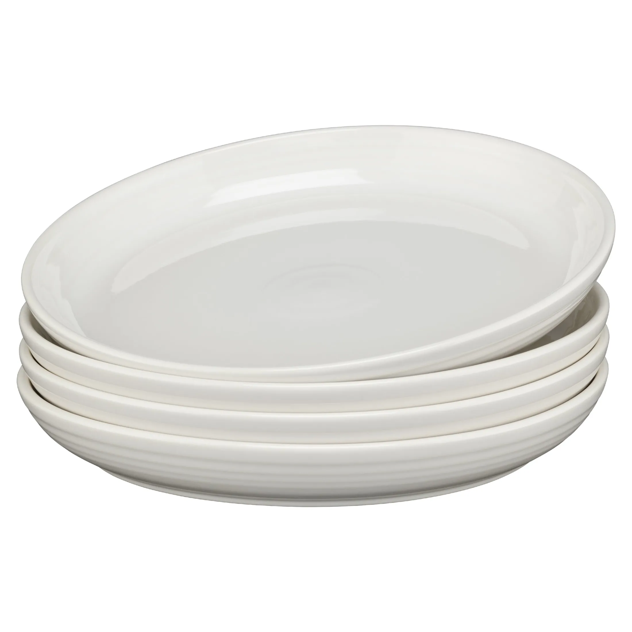 White Coupe 10 3/8 Inch Dinner Bowl 40 OZ, Set of 4