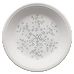 White Snowflake Classic Rim 7 1/4 Inch Salad Plate