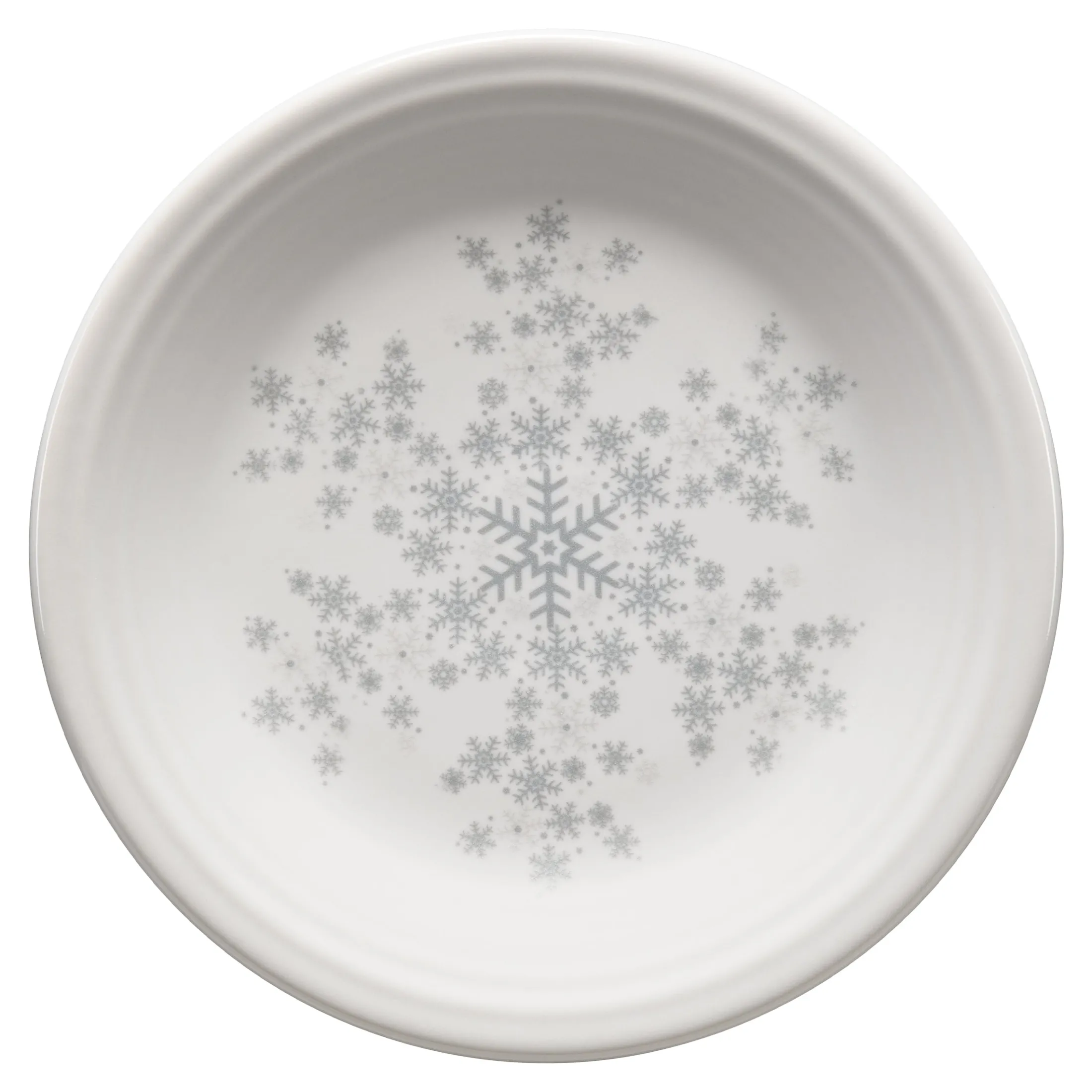 White Snowflake Classic Rim 7 1/4 Inch Salad Plate